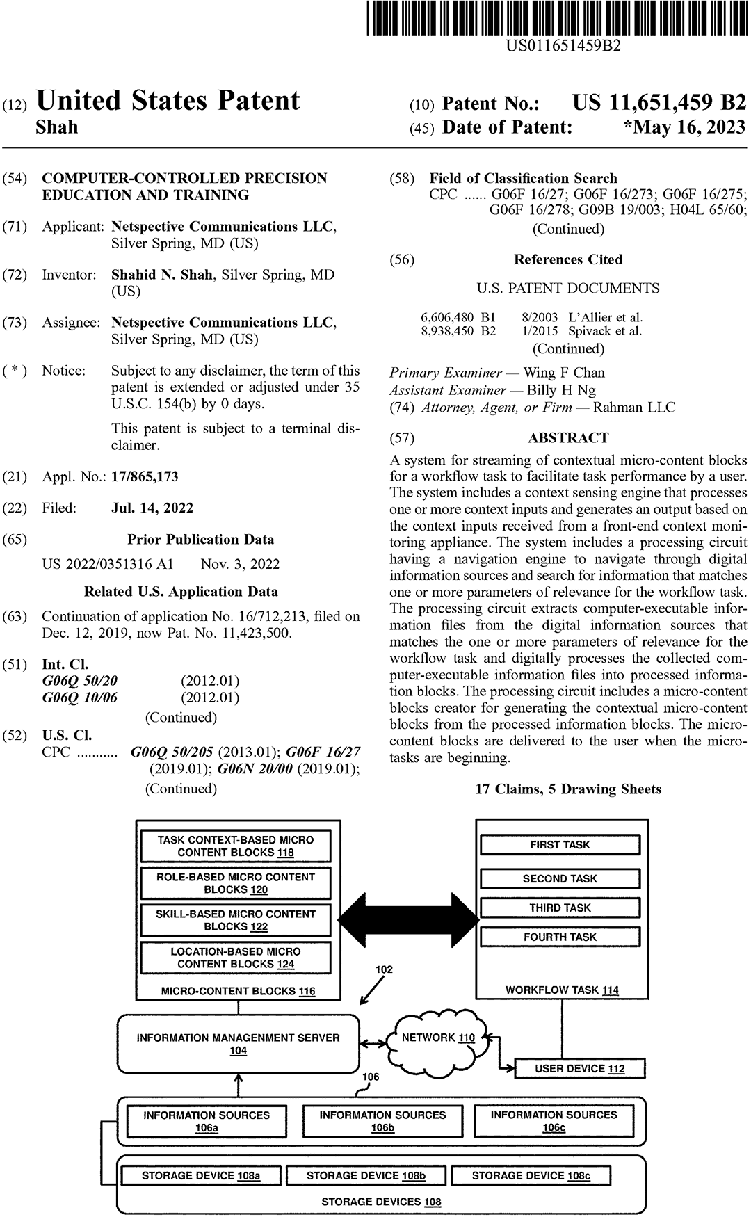 precision learning technology patent