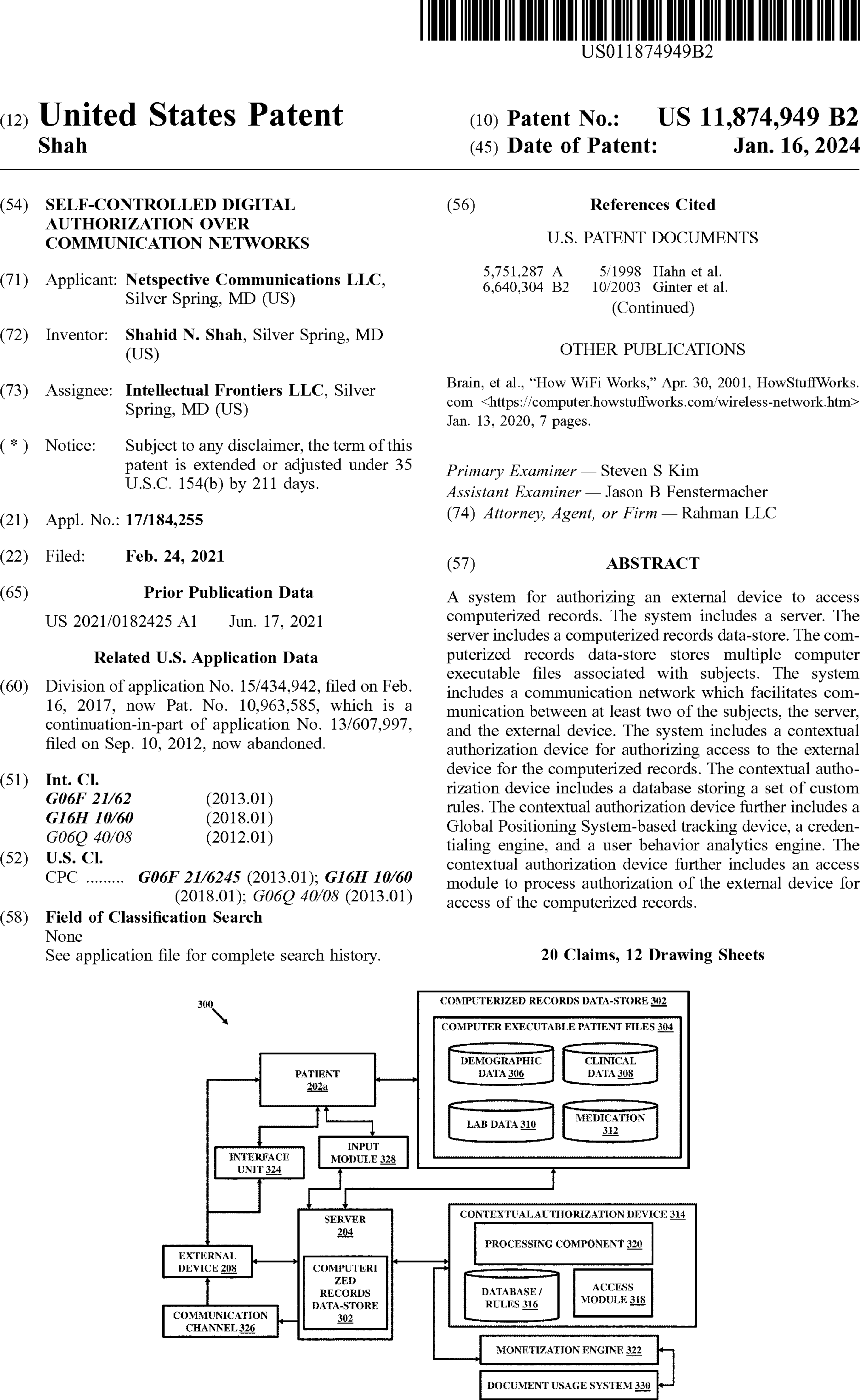 Self-controlled digital authorization over communication networks