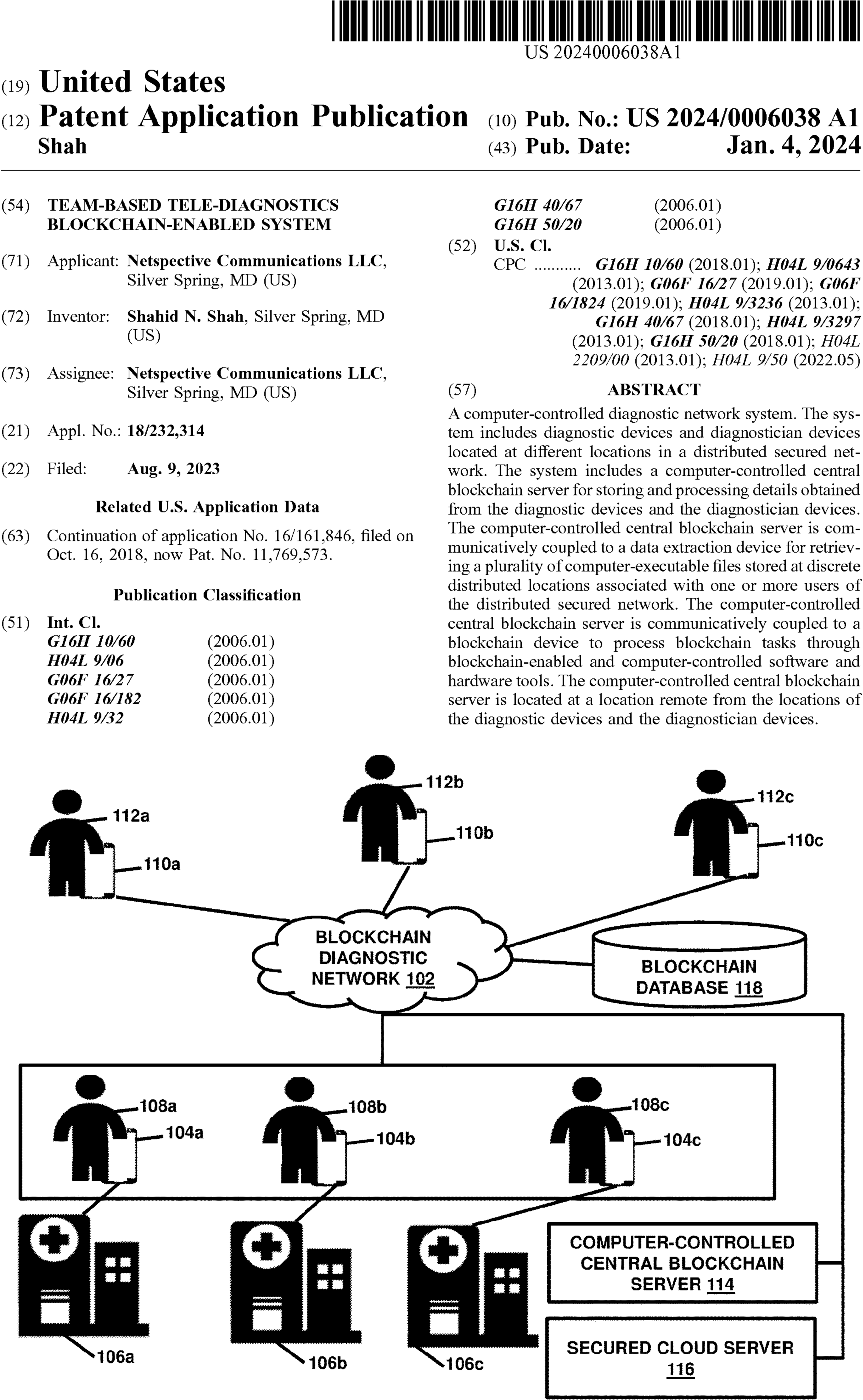 Team-based tele-diagnostics blockchain-enabled system