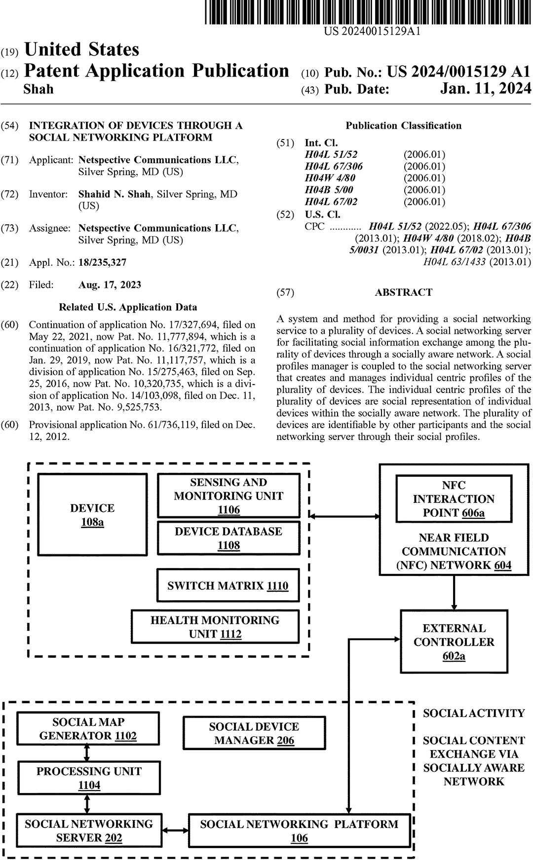 Integration of devices through a social networking platform