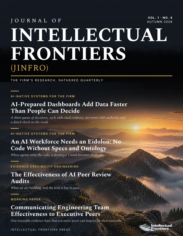 Cover of JINFRO, Vol. 1 · No. 4 · Autumn 2026