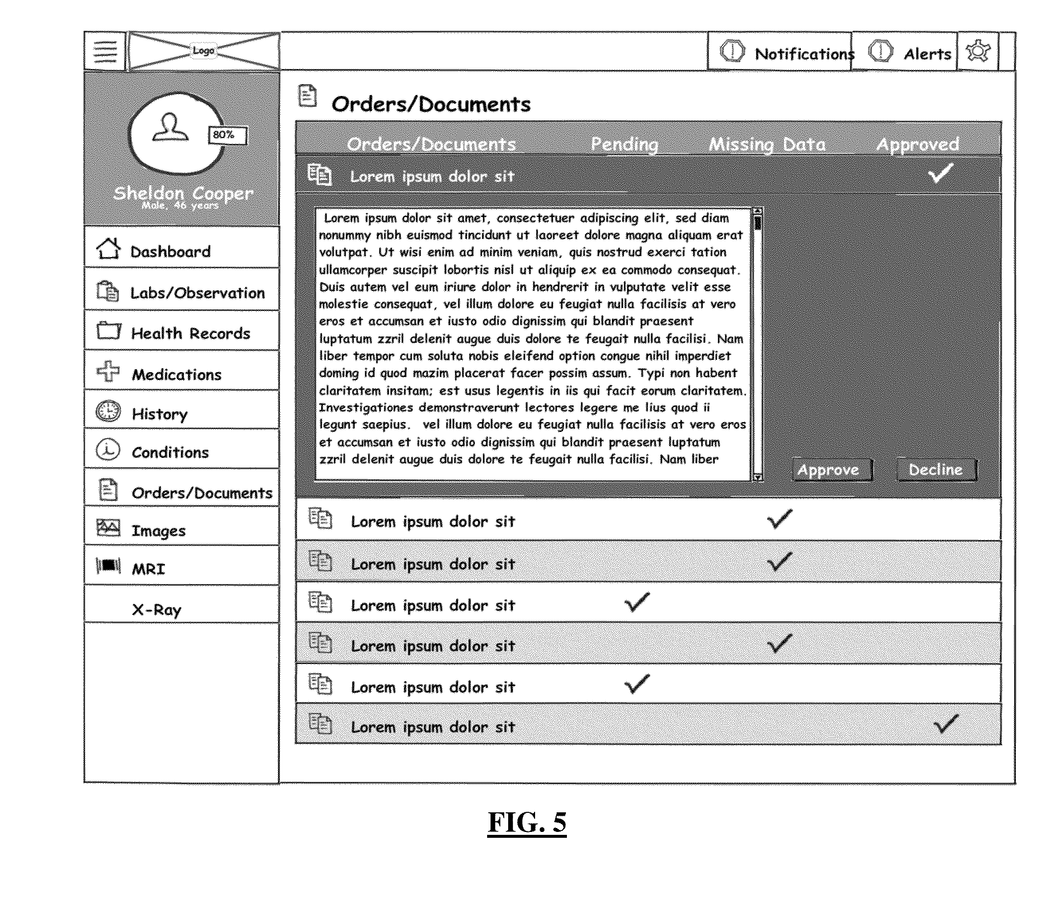 Sheet 5 of 6 at full size